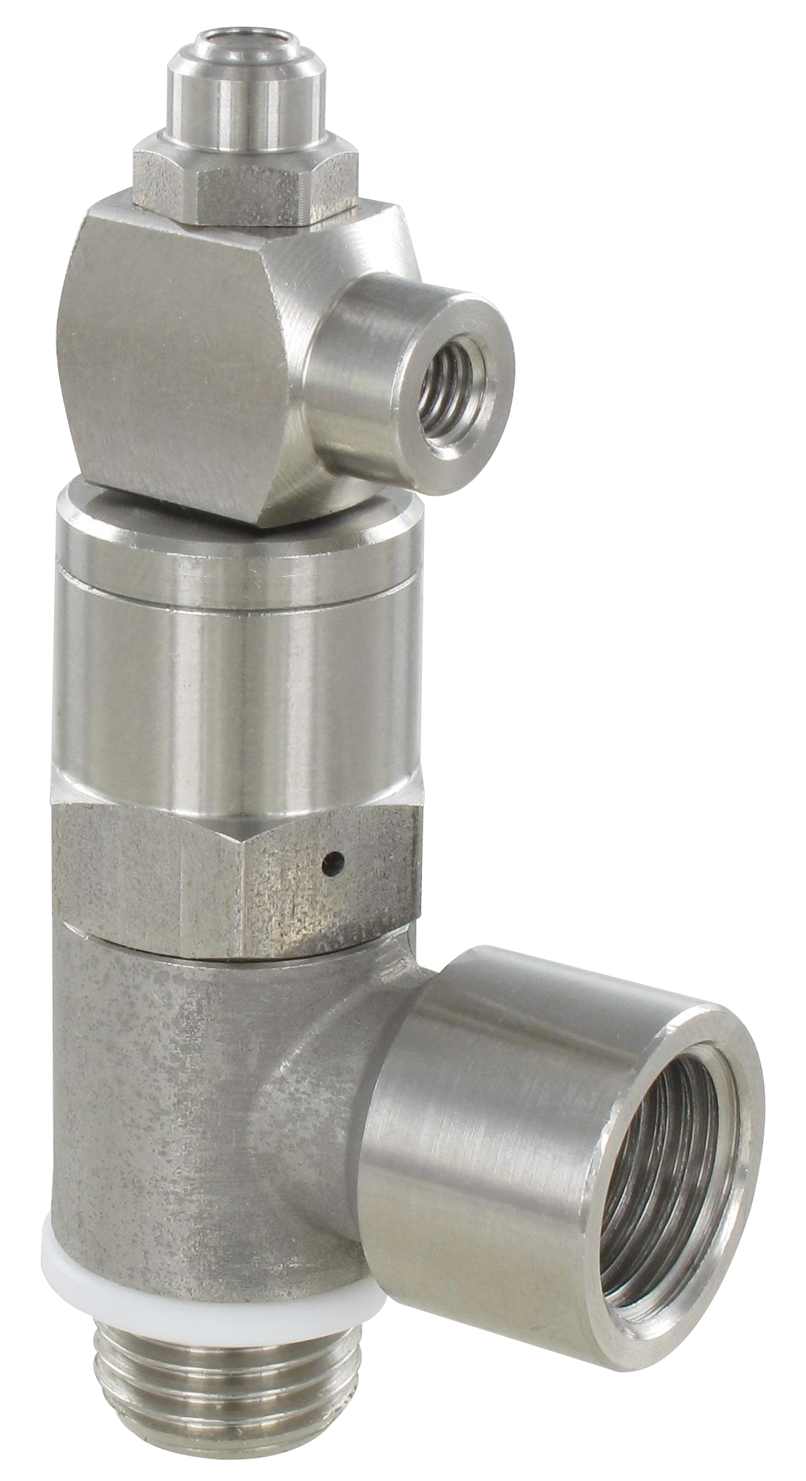 Stainless steel pilot-operated check valves